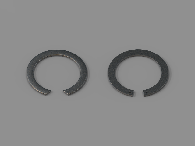 Внутреннее пружинное упорное плоское кольцо ГОСТ 13941