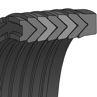 Уплотнение штока K01
